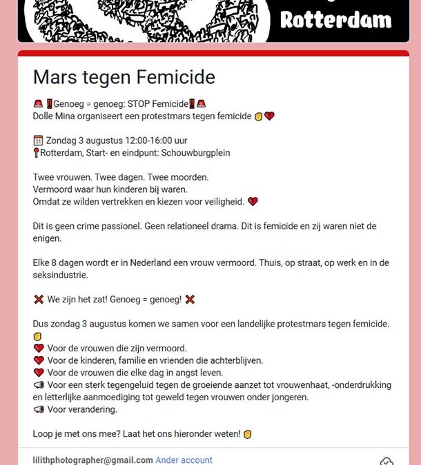 Mars tegen Femicide